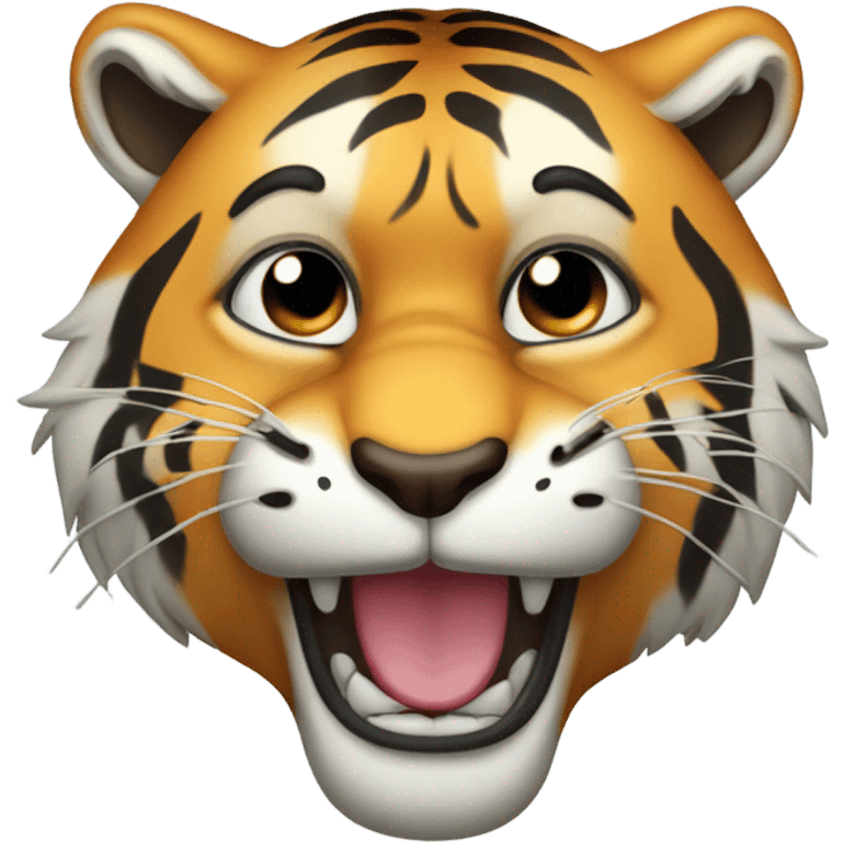 Tiger crying emoji