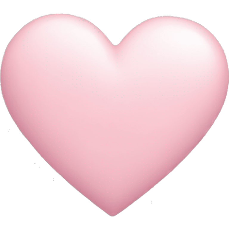 Pastel pink heart emoji