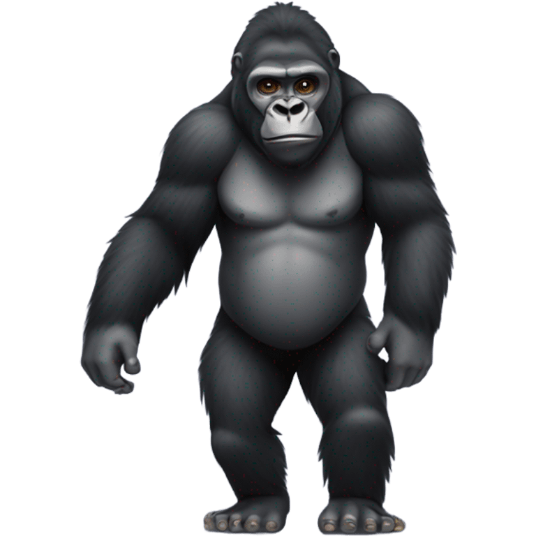 Gorilla with spikes emoji