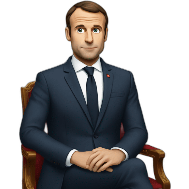 macron qui fume un join emoji