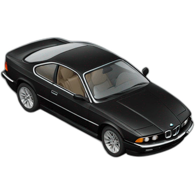 Black bmw 850i emoji