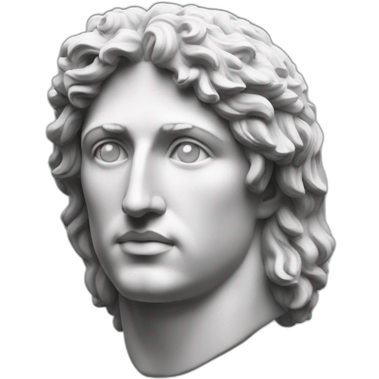 Alexander the Great, statue emoji