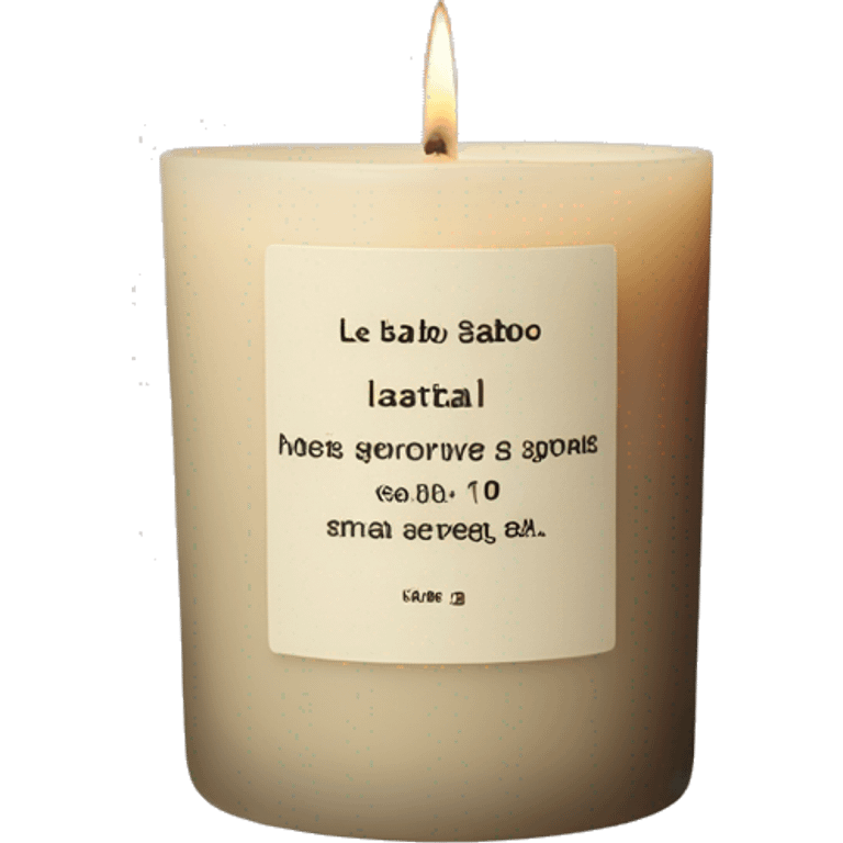 le labo santal candle emoji