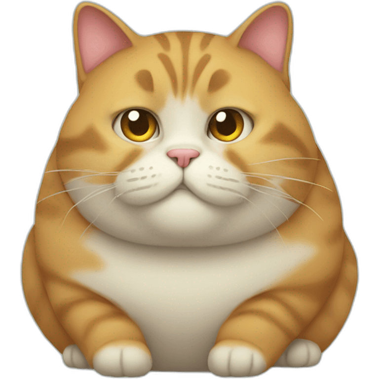 Fat cat emoji