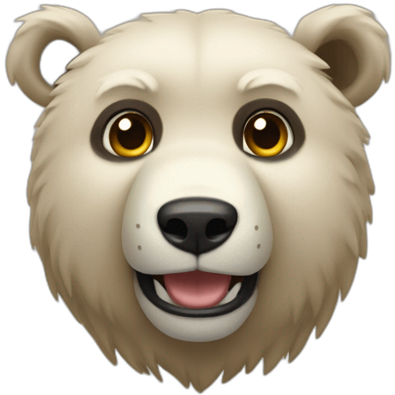 Oso torpe emoji