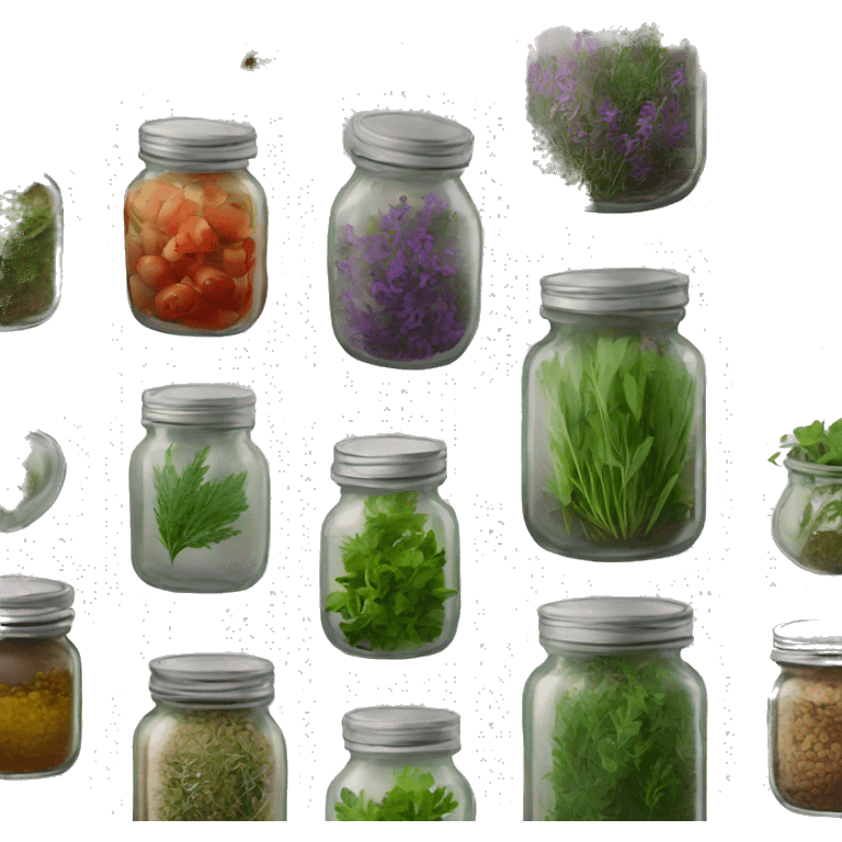 jar of assorted herbs emoji