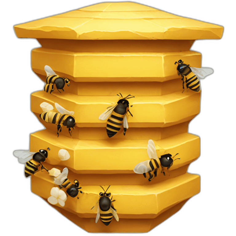 bee hive emoji