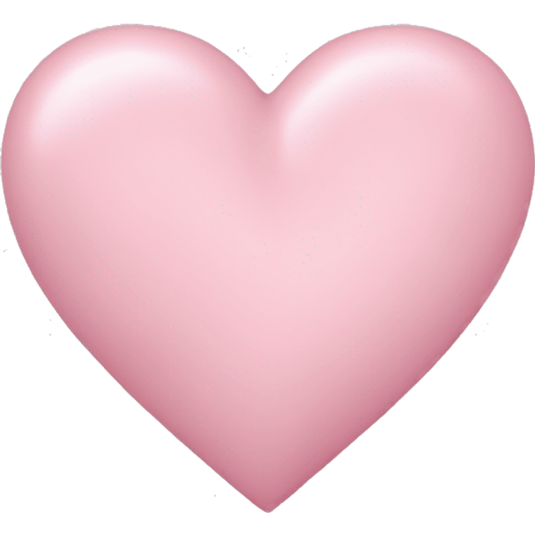 Pastel pink heart emoji