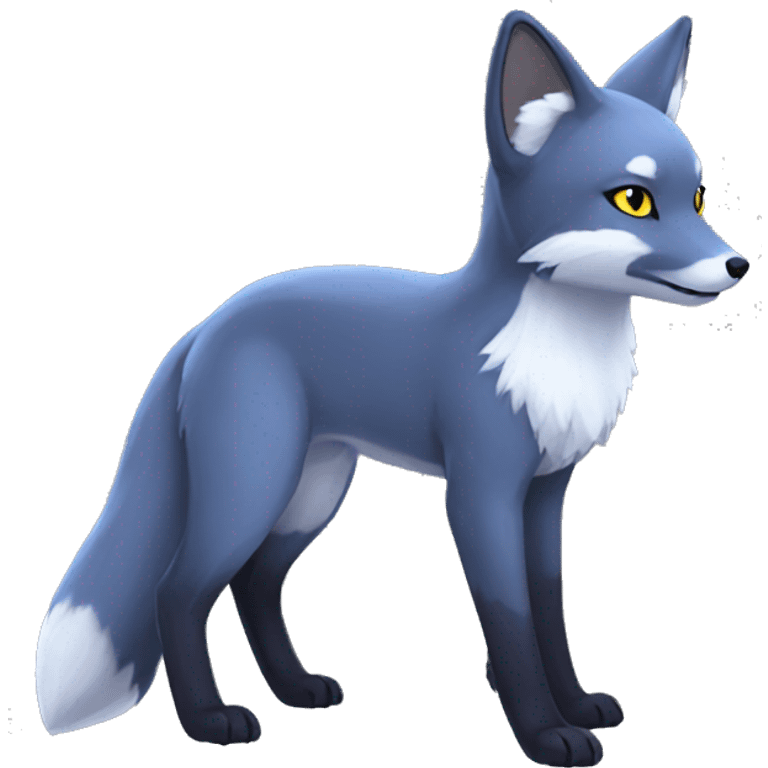 Arctic-Fox-Umbreon-hybrid full body emoji