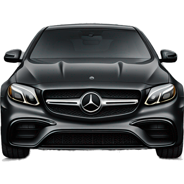 Mercedes e63s 2019 matt black emoji