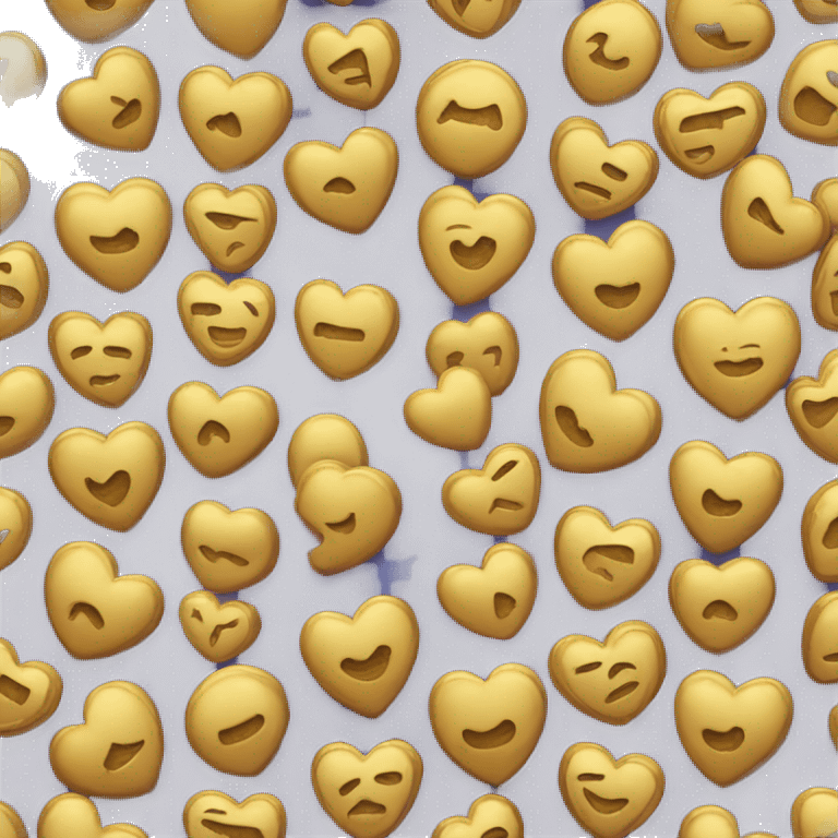 Golden heart  emoji