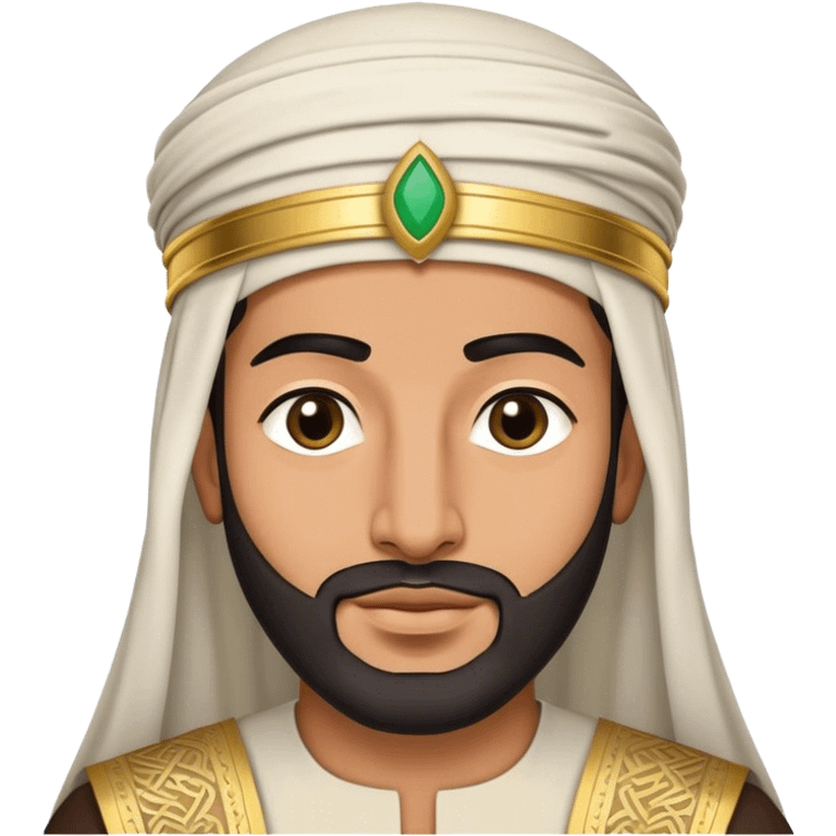 A arab man wearing a songkok or kopiah  emoji