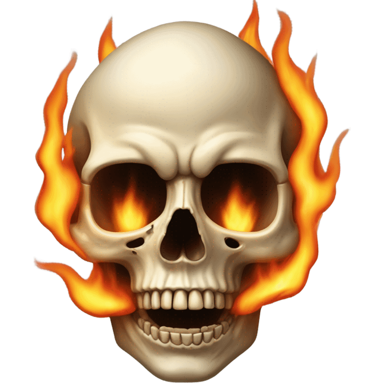 skull on fire emoji