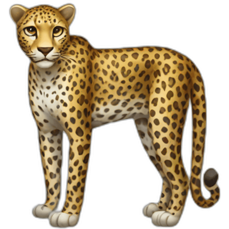 Leopard Full Body emoji