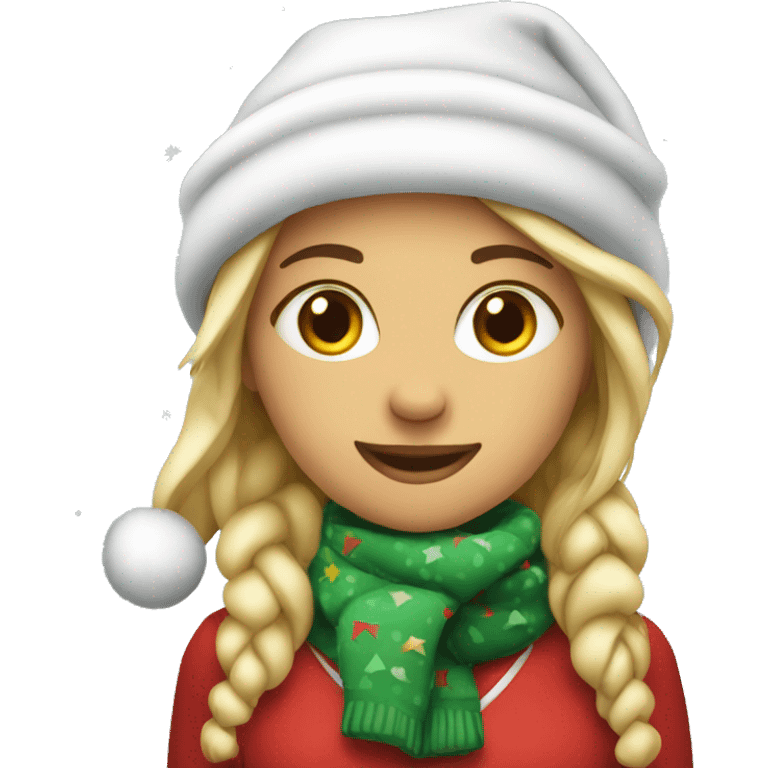 Christmast girl  emoji