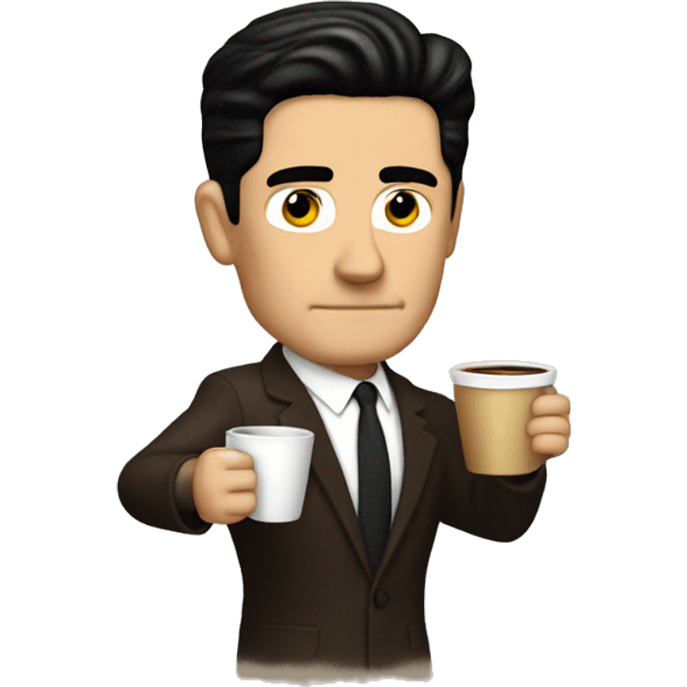 Agent Dale Cooper Drinking Coffee emoji