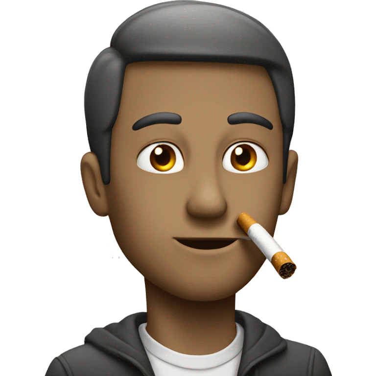 Guy Smoking cigaretts emoji