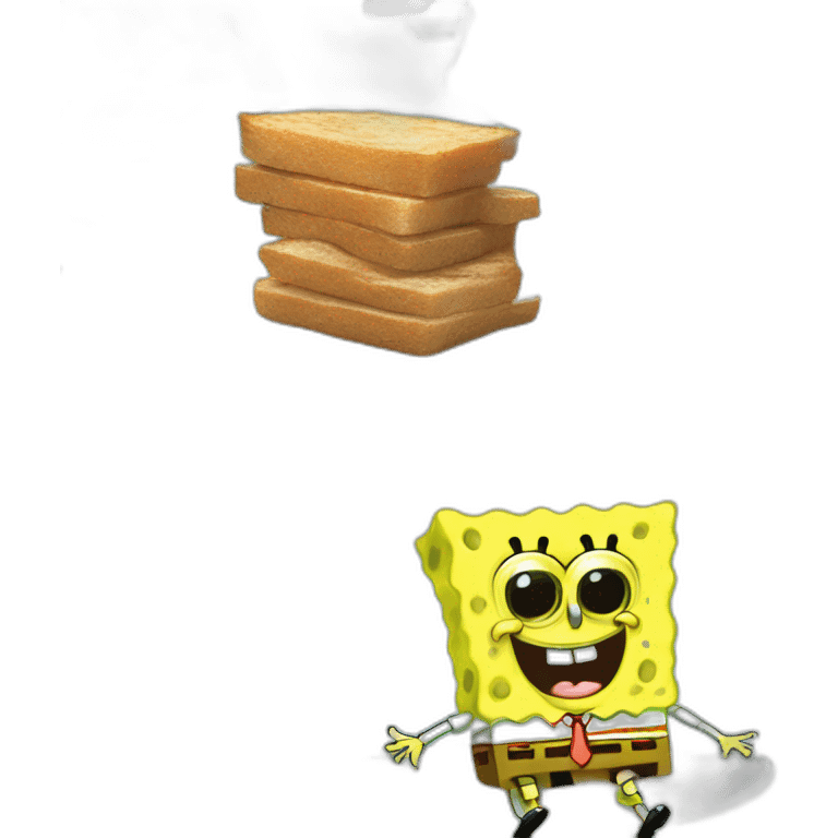 SpongeBob SquarePants cooking emoji