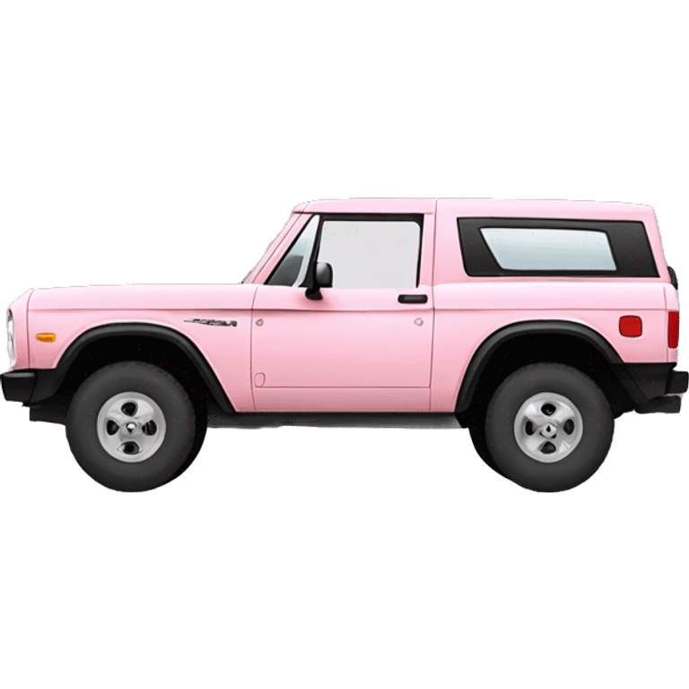 light pink ford bronco emoji