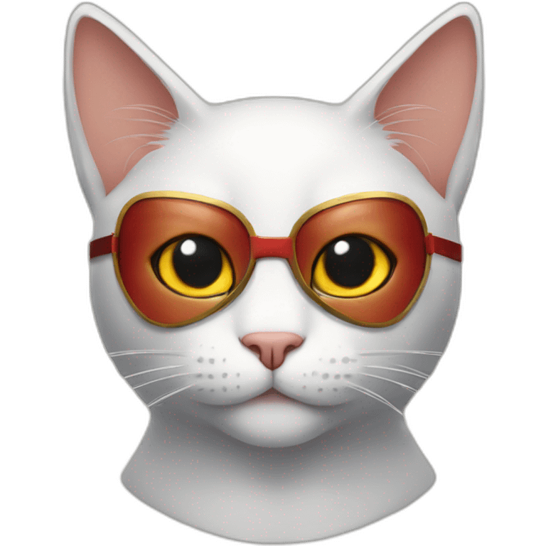 A super hero cat  emoji