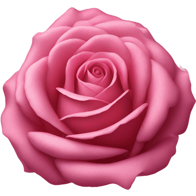 Pink xpression rose emoji