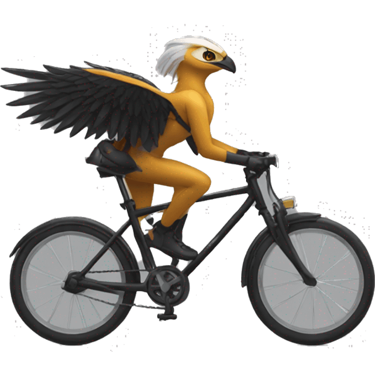 Talon sur vélo  emoji