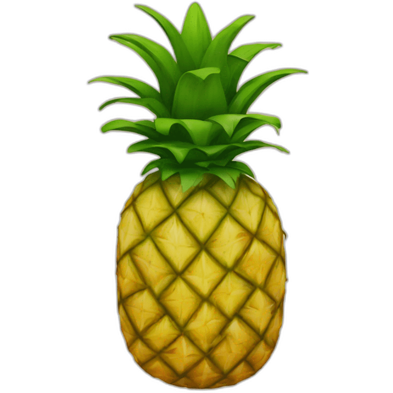 Upside down pineapple emoji