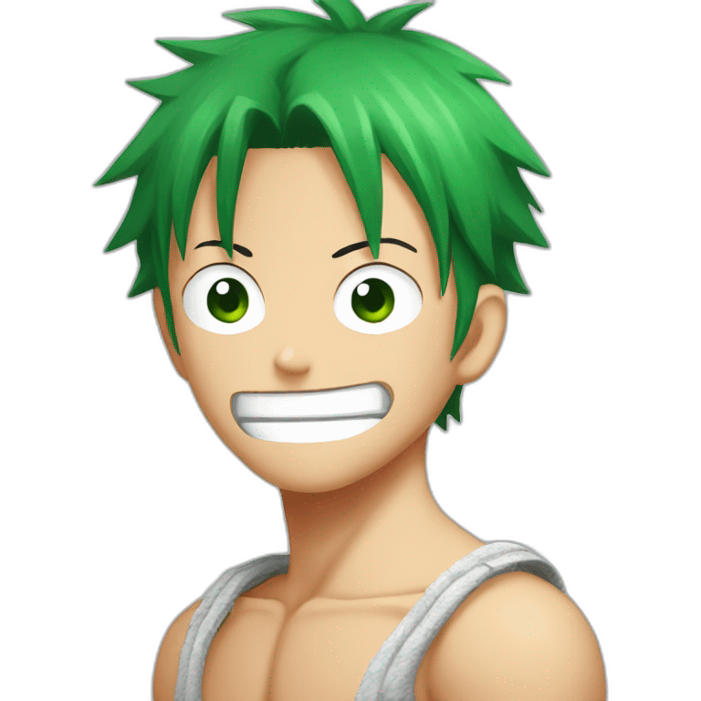 zoro as a luffy emoji