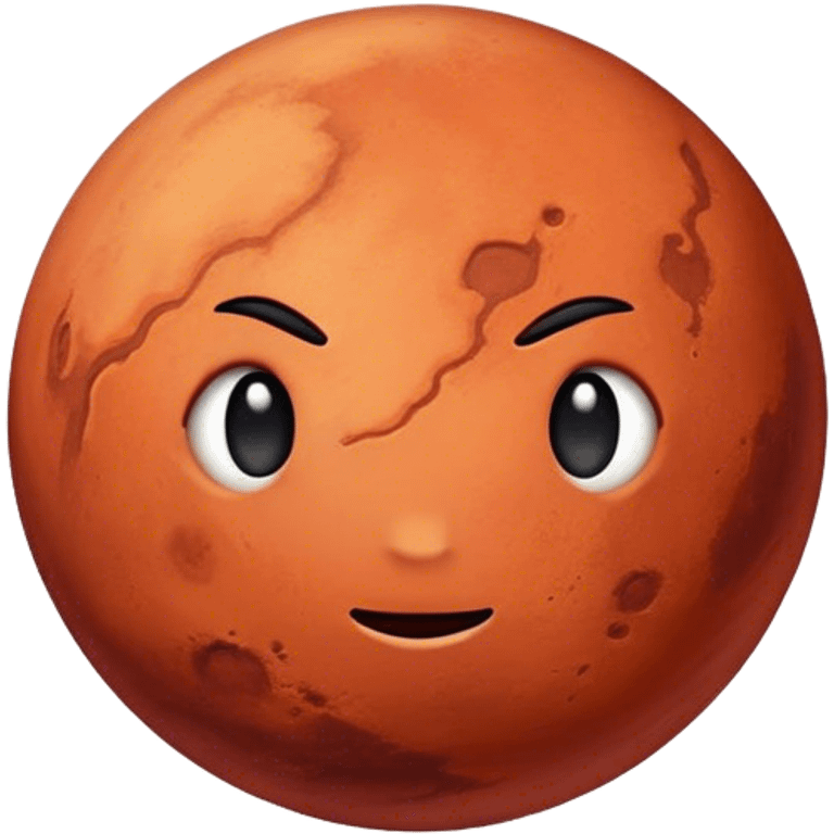 mars, the red planet emoji