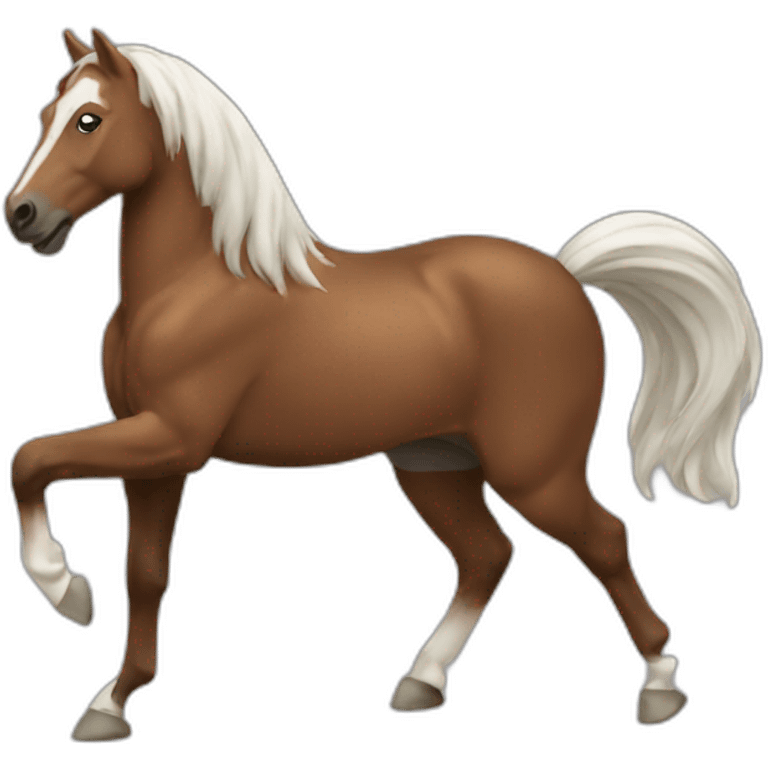 Cheval qui saute emoji