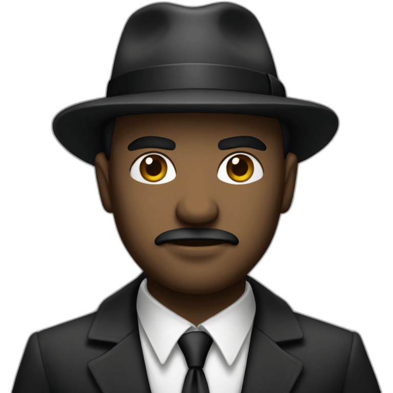 Mafia man emoji