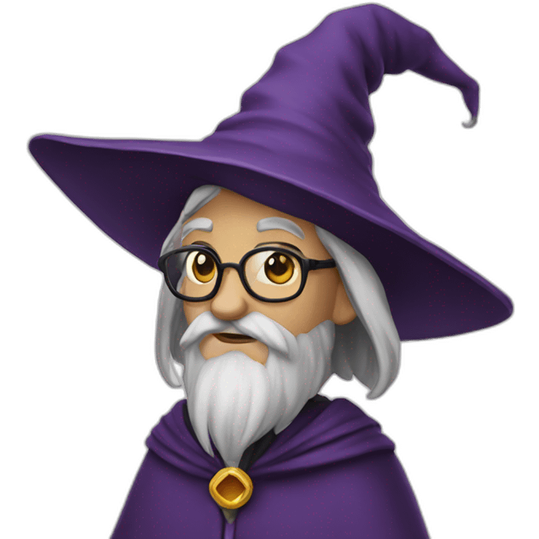 Wizard cool emoji