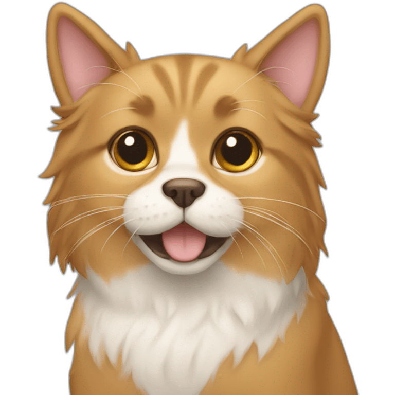 Dog cat emoji