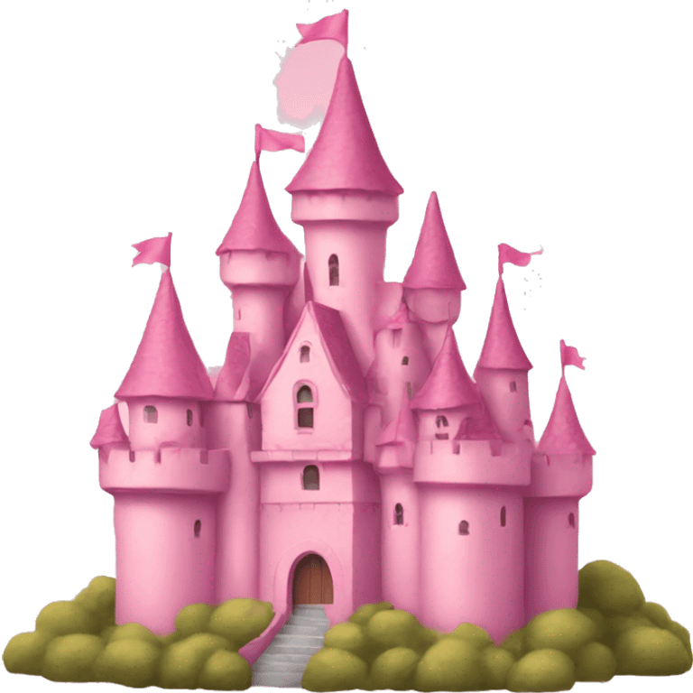 Soft pink castle  emoji