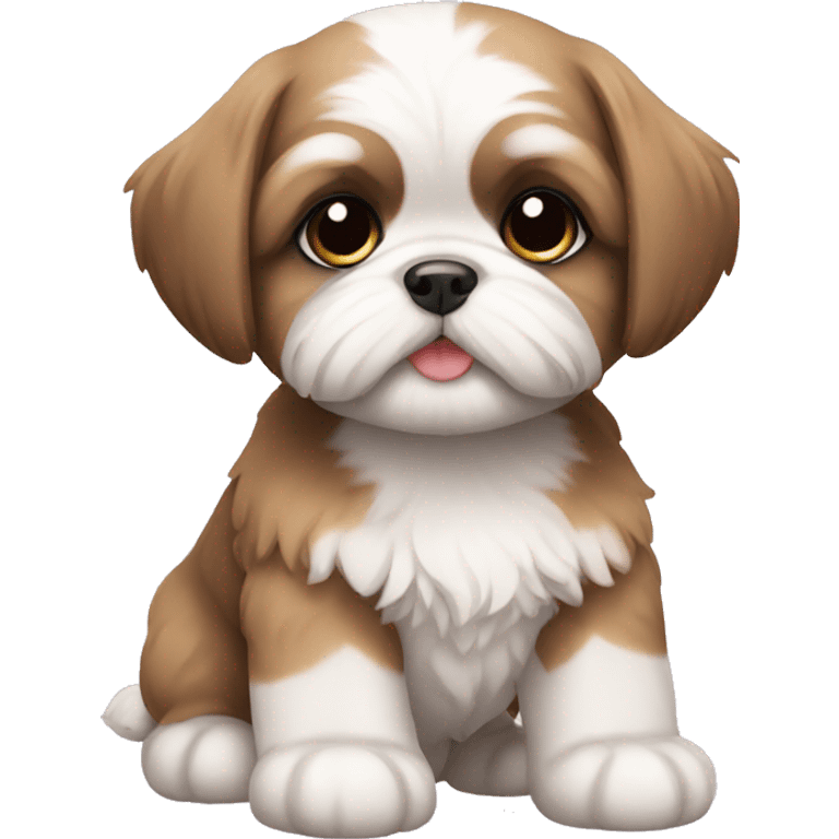 cute shi tzu puppy emoji