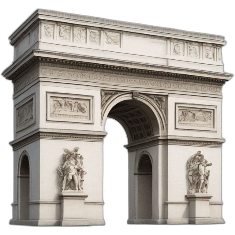 triumphal arch of paris emoji