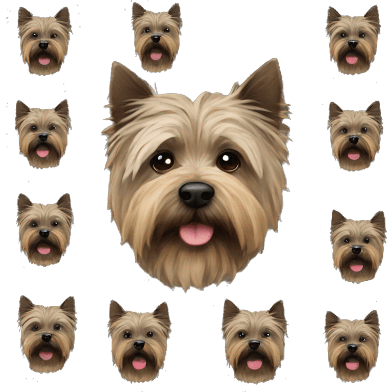 Brindle cairn terrier emoji