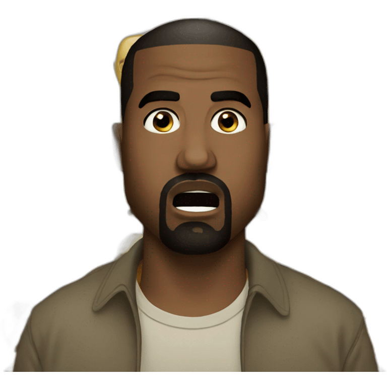 Kanye west shocked emoji