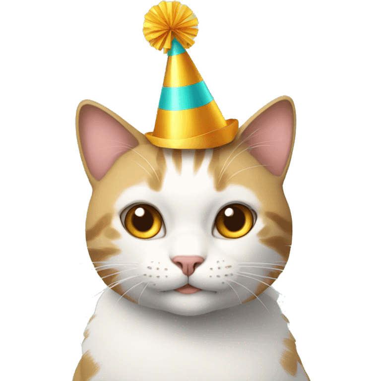 cat with party hat emoji