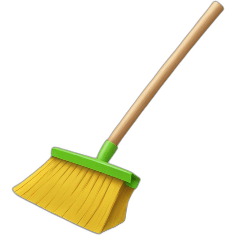 broom and shovel emoji