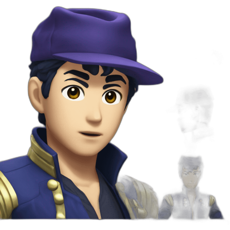 Josuke Higashikata realistic emoji