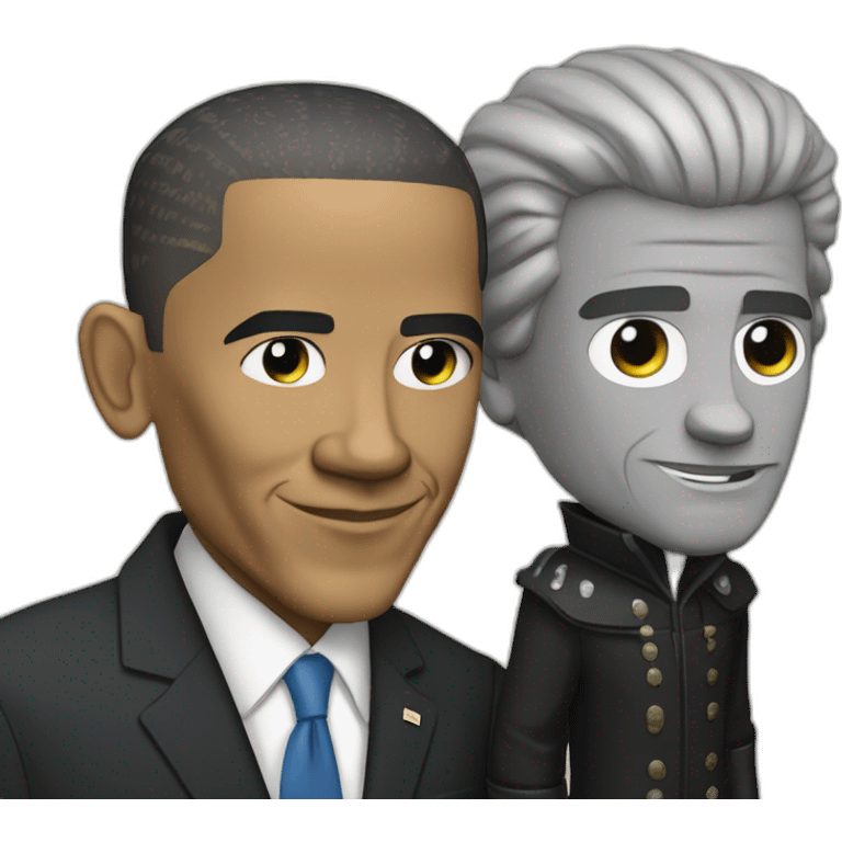 Barack obama with Ragnar le breton emoji