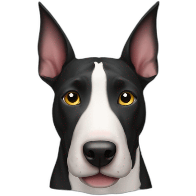 black bull terrier emoji