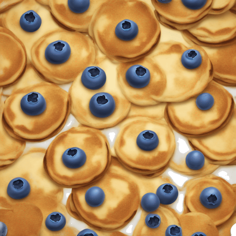 Blueberry pancakes  emoji