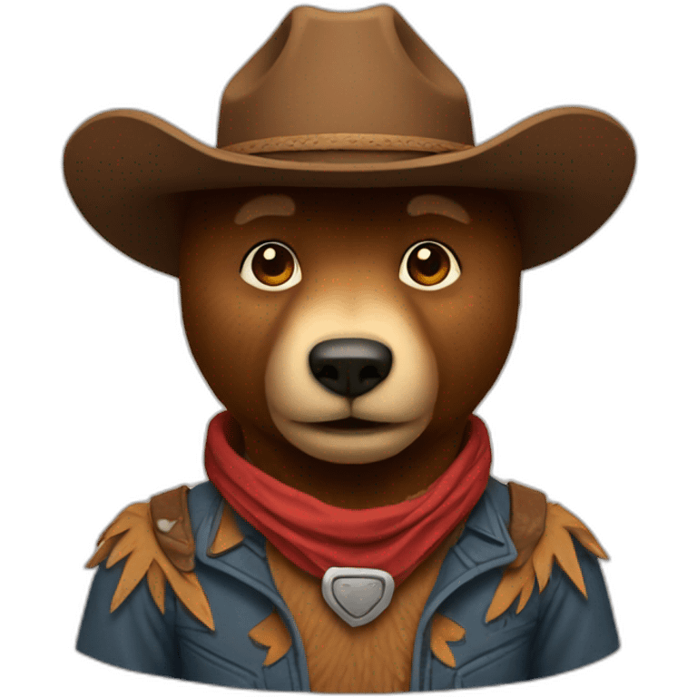 cowboy bear emoji