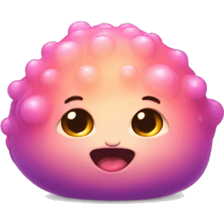 Cute little chubby polyp emoji