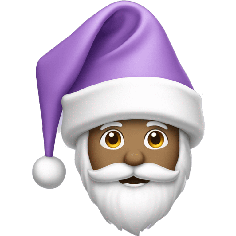 lilac santa hat emoji