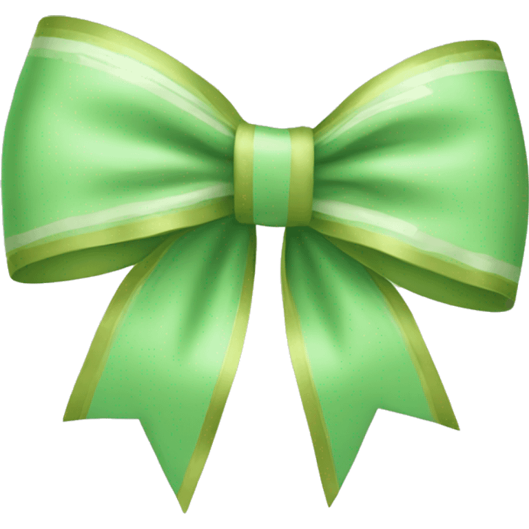 Light green bow emoji