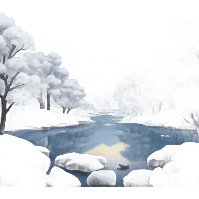 Winter nature emoji