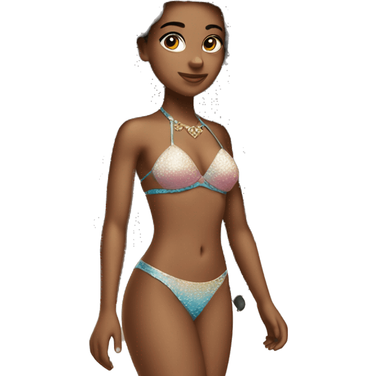 Princesa con bikini  emoji